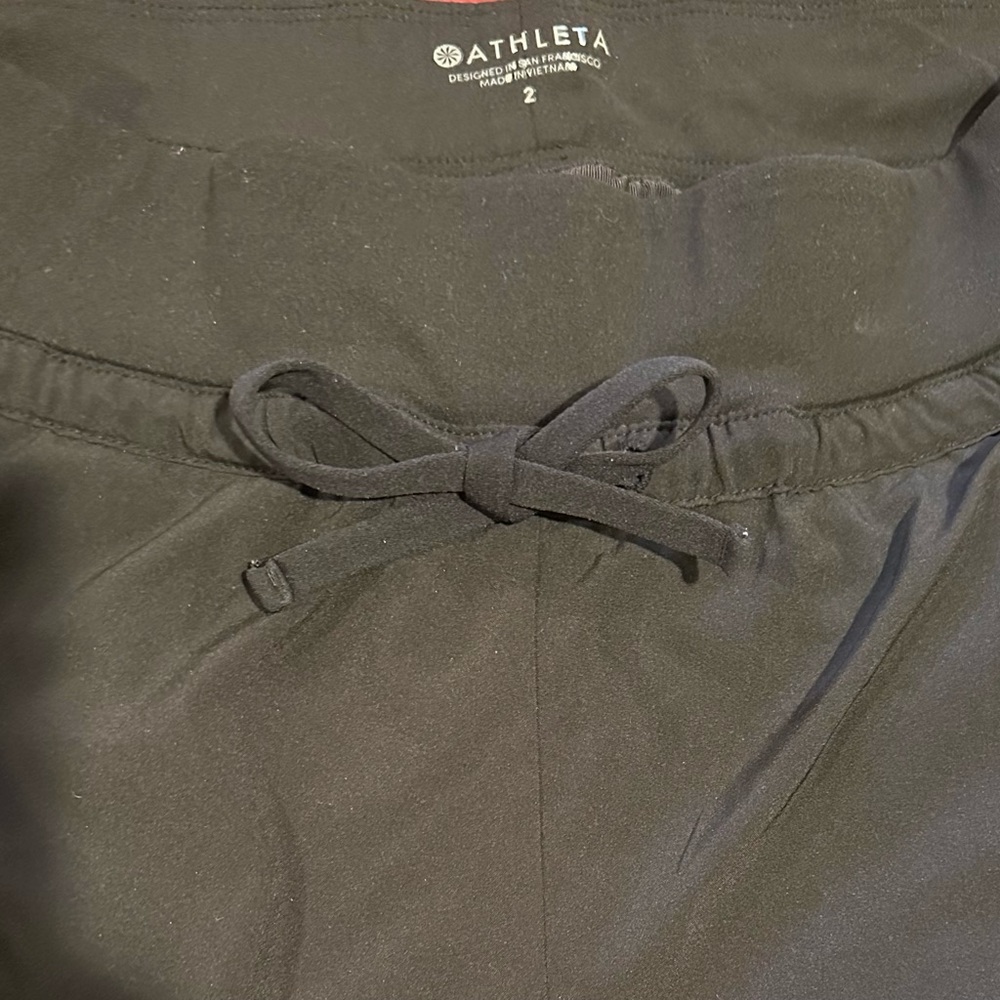 Athleta Black Track Pants - Picture 4 of 4